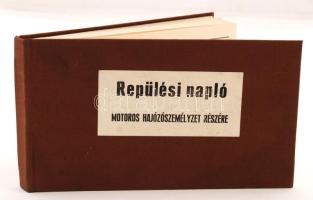 Repülési napló motoros személyzet részére 92-es bejegyzésekkel