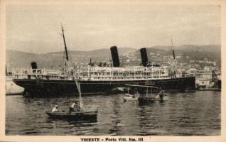 Tevere passenger ship, Trieste, hydroplane