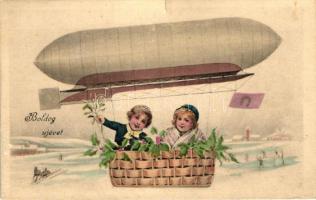 New Year, airship H. H. i. W. Nr. 556. (b)