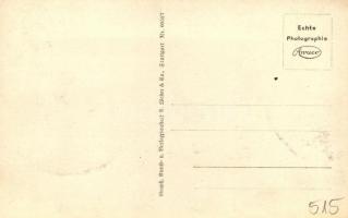 Friedrichshafen; Schloss mit Kirche und Graf Zeppelin / airship