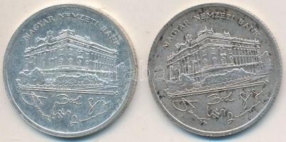 1992. 200Ft Ag "MNB" (2x) T:2,2-