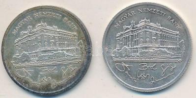 1992. 200Ft Ag "MNB" (2x) T:2,2-