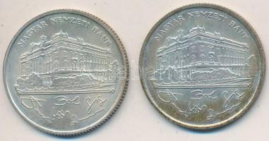 1993. 200Ft Ag "MNB" (2x) T:2,2-