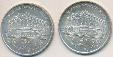 1993. 200Ft Ag "MNB" (2x) T:2,2-