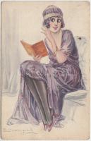 Italian art postcard s: Bompard