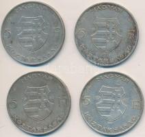 1947. 5Ft Ag "Kossuth" (4x) T:2-,3 Adamo F8.1