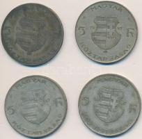 1947. 5Ft Ag "Kossuth" (4x) T:2-,3 Adamo F8.1