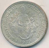 1939. 2P Ag "Madonna" T:2 patina
Adamo P7