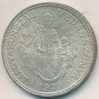 1939. 2P Ag "Madonna" T:2 patina
Adamo P7