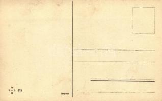 Humoros világosság felé tartandó képeslap / hold to light humourous postcard