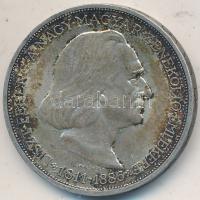 1936. 2P Ag "Liszt Ferenc" T:2- patina
Adamo P7.3