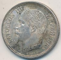 Franciaország/Második Császárság 1869BB 1Fr Ag "III. Napóleon" T:2,2-
France/Second Empire...