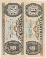 1951-1989. 50Ft teljes sor T:I-,II,III