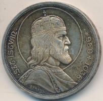 1938. 5P Ag "Szent István" T:2 patina
Adamo P8.1