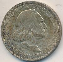1936. 2P Ag "Liszt Ferenc" T:2- patina
Adamo P7.3