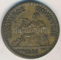 Franciaország 1921. 1Fr "Franciaországi Kereskedelmi Kamarák" Br-Al zseton. Szign.: DOMARD...