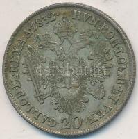 Ausztria 1832A 20Kr Ag "I. Ferenc" T:2-,3 patina Austria 1832A 20 Kreuzer Ag "Franz I" C:VF,F patina