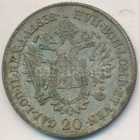 Ausztria 1832A 20Kr Ag "I. Ferenc" T:2-,3 patina Austria 1832A 20 Kreuzer Ag "Franz I" C:VF,F patina