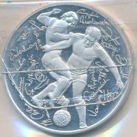 Bognár György (1944-) 1986. "Labdarúgó Világbajnokság Mexikó" ezüstözött Al emlékérem T:PP