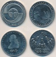 NSZK 1972F 5M "ENSZ környezetvédelmi konferenciája" + 1979G 5M "Otto Hahn születéséne...