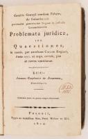 Comitis Georgii condam Fekete, de Galantha etc... Problemata juridica, seu Quaestiones in causis, pe...