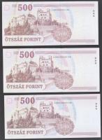 2005-2011. 500Ft (6xklf) közte "1956-os forradalom" T:I,I-