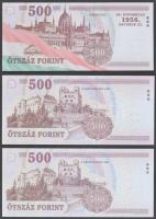 2005-2011. 500Ft (6xklf) közte "1956-os forradalom" T:I,I-