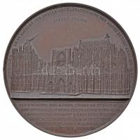 Német Államok / Köln 1851. "Kölni Dóm újjáépítése" Br emlékérem. Szign.: Jacques Wiener (5...