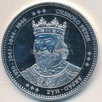 DN "Magyarország Keresztény Királyai /  Orseolo Péter 1033-1041, 1044-1046" Ag emlékérem (...