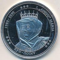 DN "Magyarország Keresztény Királyai / I. "Anjou" Mária 1382-1395" Ag emlékérem ...