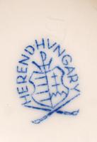 Herendi Viktória mintás mini kaspó, kézzel festett, hibátlan, jelzett, m: 7 cm