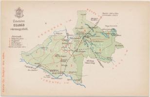 Csanád vármegye térképe / map of Csanád County