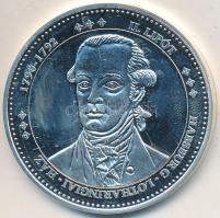 DN "Magyarország Keresztény Királyai / II. Lipót 1790-1792" Ag emlékérem (20,2g/0.333/38,3...
