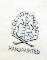 Herendi porcelán juhász gyerek pulival, kézzel festett, hibátlan, jelzett, m: 17 cm