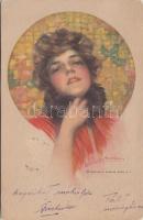 Chic, lady, Reinthal & Newman Water Color Series No. 937. s: philip Boileau (EK)