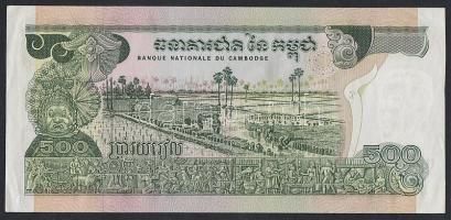 Kambodzsa/Kmer Köztársaság 1974. 500R ritka szignatúra! T:I
