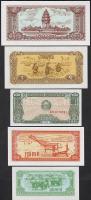 Kambodzsa/Kampuchea/vietnami megszállás alatt 1979. teljes sor 0,1R, 0,2R, 0,5R, 1R, 5R, 10R, 20R, 5...