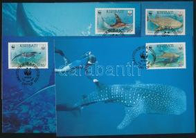 1991 WWF tengeri állatok sor Mi 566-569 4 CM