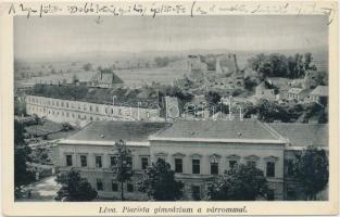 Léva piarista gimnázium, várrom / Piarist grammar school, castle ruin (EK)