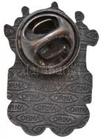 2000. "Sydney 2000 Hungary" hivatalos olimpiai ezüstözött fém jelvény (18x25mm) T:1,1-