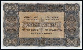 1920. 5000K "Orell Füssli Zürich" + 1923. 5000K "Magyar Pénzjegynyomda Rt. Budapest&q...