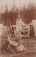 1911 Tátralomnic, Csáky Zénó emlékszobor / monument photo (EK)