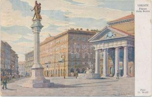 Trieste, Piazza della Borsa s: G. Wolff (Rb)