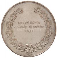 1941. "Weiss Manfred Vállalatok Testedző Köre" ezüstözött Br emlékérem, hátlapján "19...