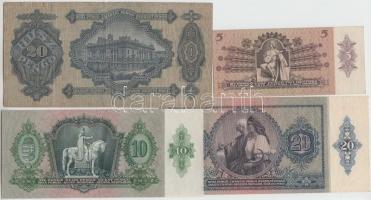 26db-os pengő bankjegy tétel, közte több I-es és 1945. 500P orosz "P" betű helyett magyar ...