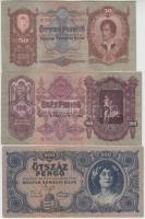 26db-os pengő bankjegy tétel, közte több I-es és 1945. 500P orosz "P" betű helyett magyar ...