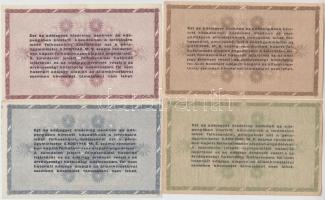 1946. 9db-os vegyes adópengő tétel, közte két laminált T:vegyes