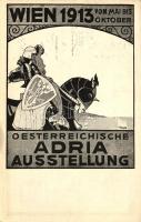 1913 Vienna, Wien, Adria Ausstellung / Exposition advertisement s: Kurt Libesny