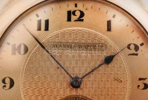 Ezüst (Ag.) Tavannes art-deco zsebóra, másodpercmutatós, működik, jelzett, bruttó:66,4 gr