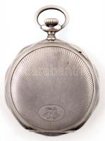 Ezüst (Ag.) Tavannes art-deco zsebóra, másodpercmutatós, működik, jelzett, bruttó:66,4 gr